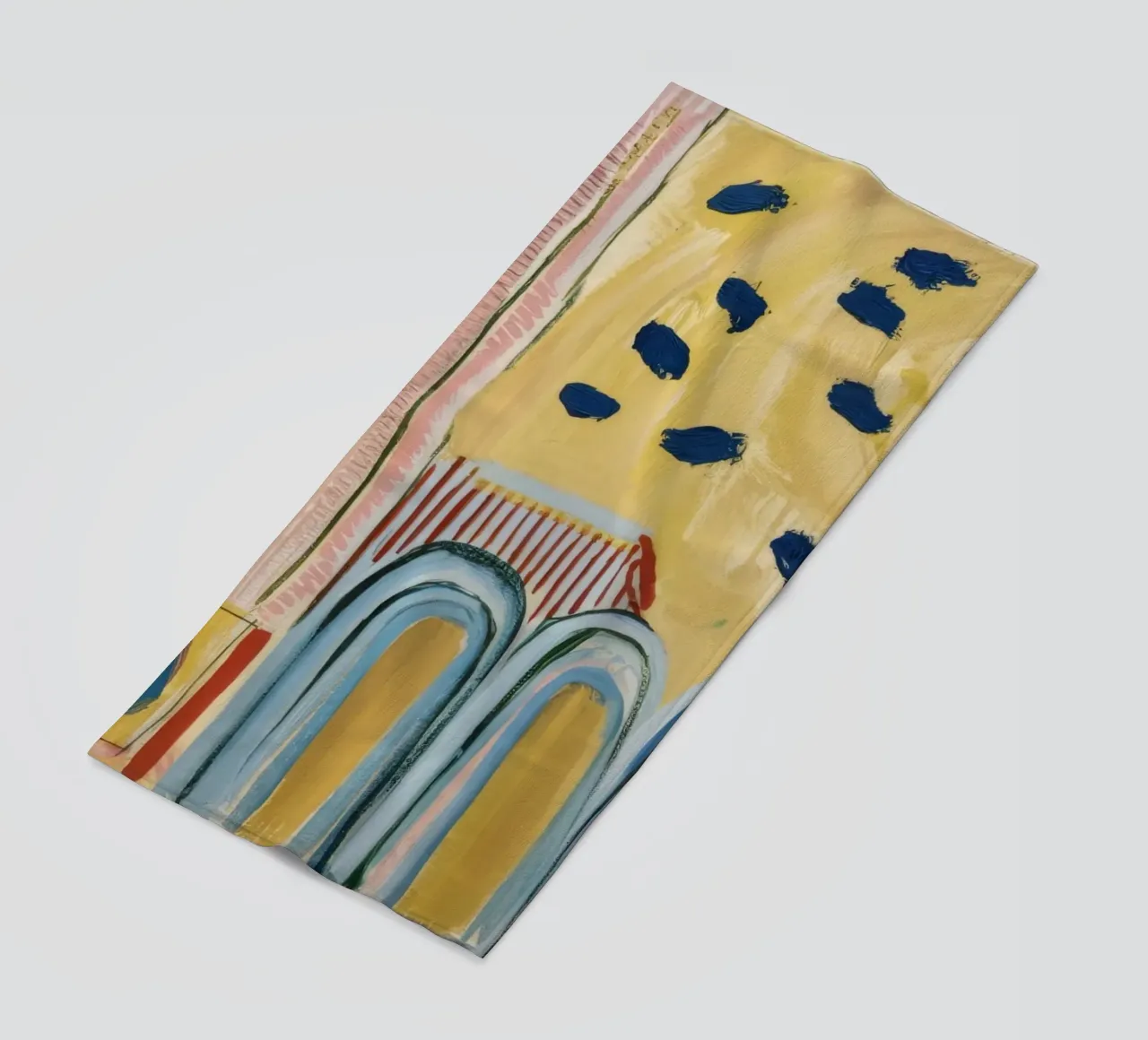 Sunbeam Arch Dots beach towel by Sublime Layers