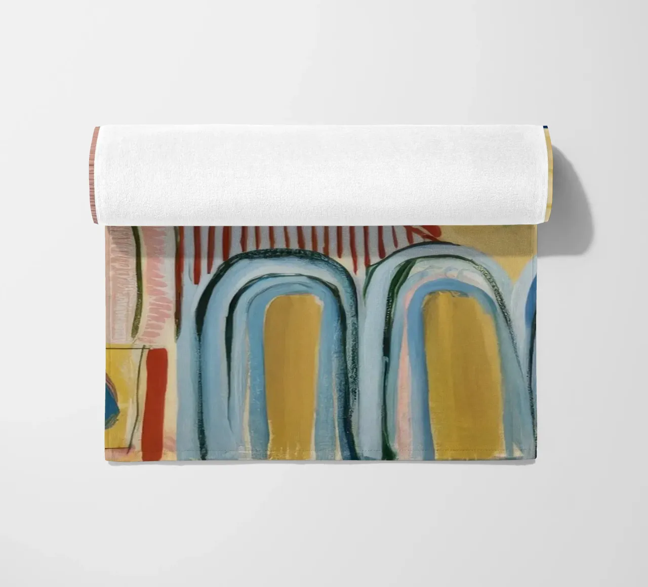 Sunbeam Arch Dots beach towel by Sublime Layers
