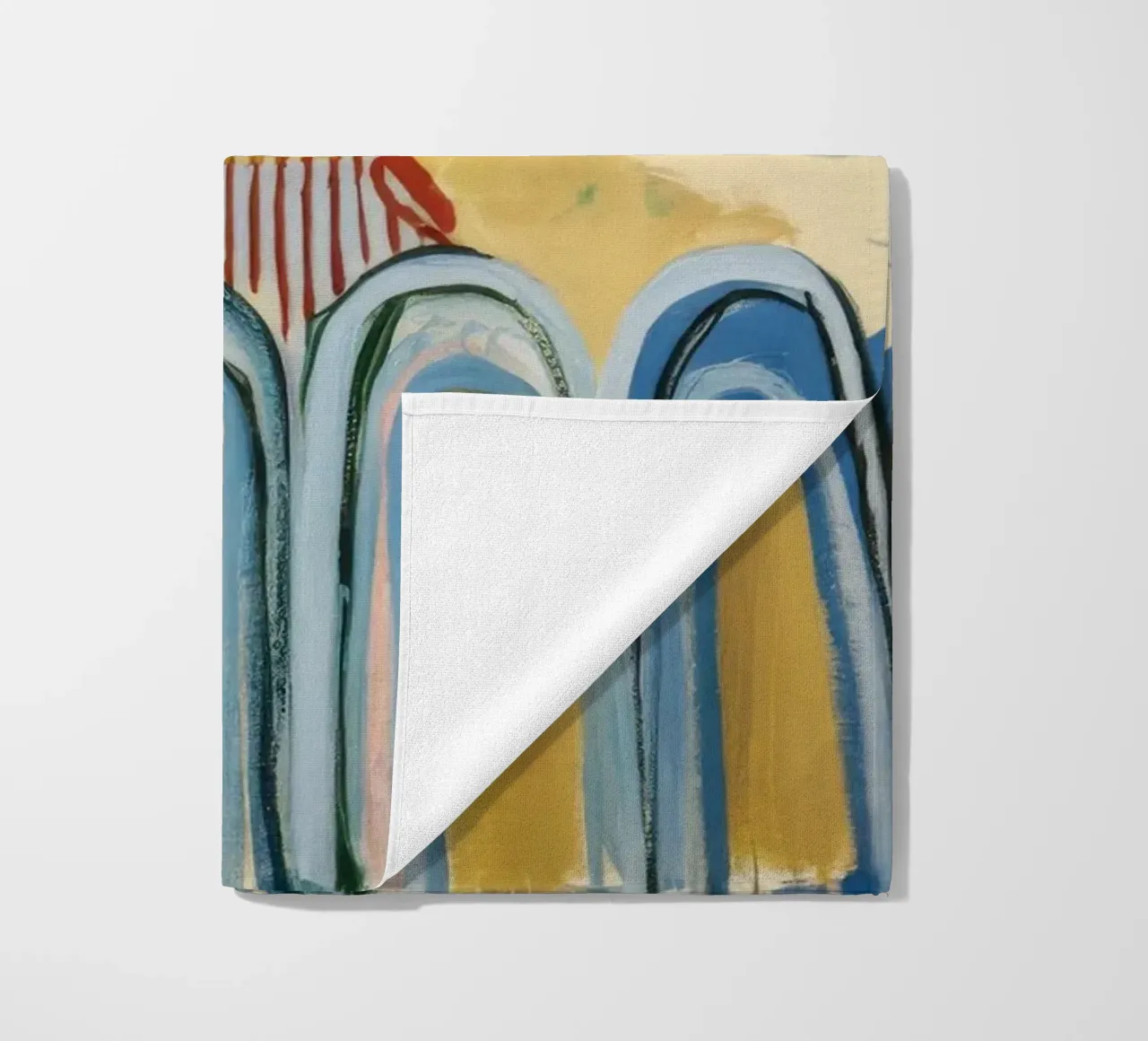 Sunbeam Arch Dots beach towel by Sublime Layers