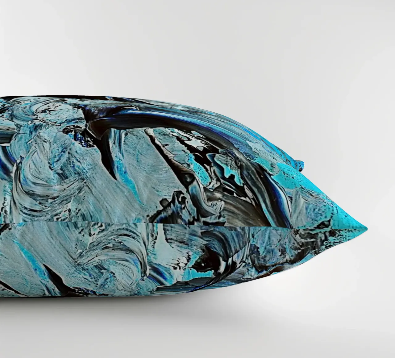 IDEAL GIFT 22 invers decorative cushion by Thierry Vobmann Abstract painting