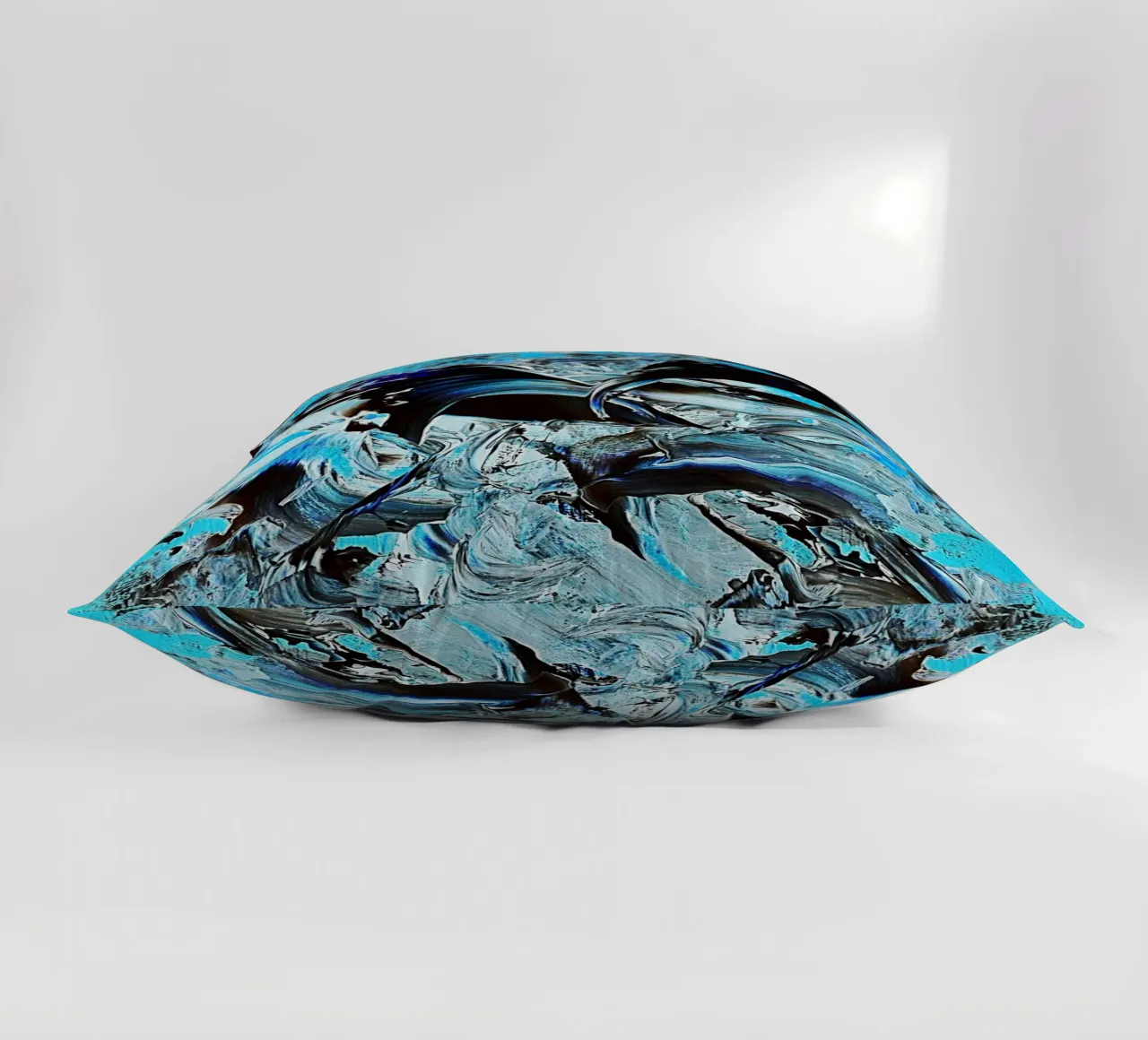 IDEAL GIFT 22 invers decorative cushion by Thierry Vobmann Abstract painting