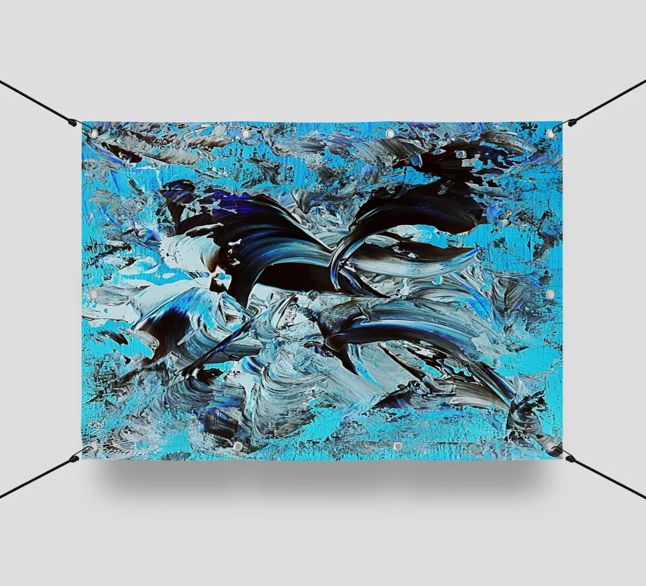 IDEAL GIFT 22 invers pvc cover by Thierry Vobmann Abstract painting