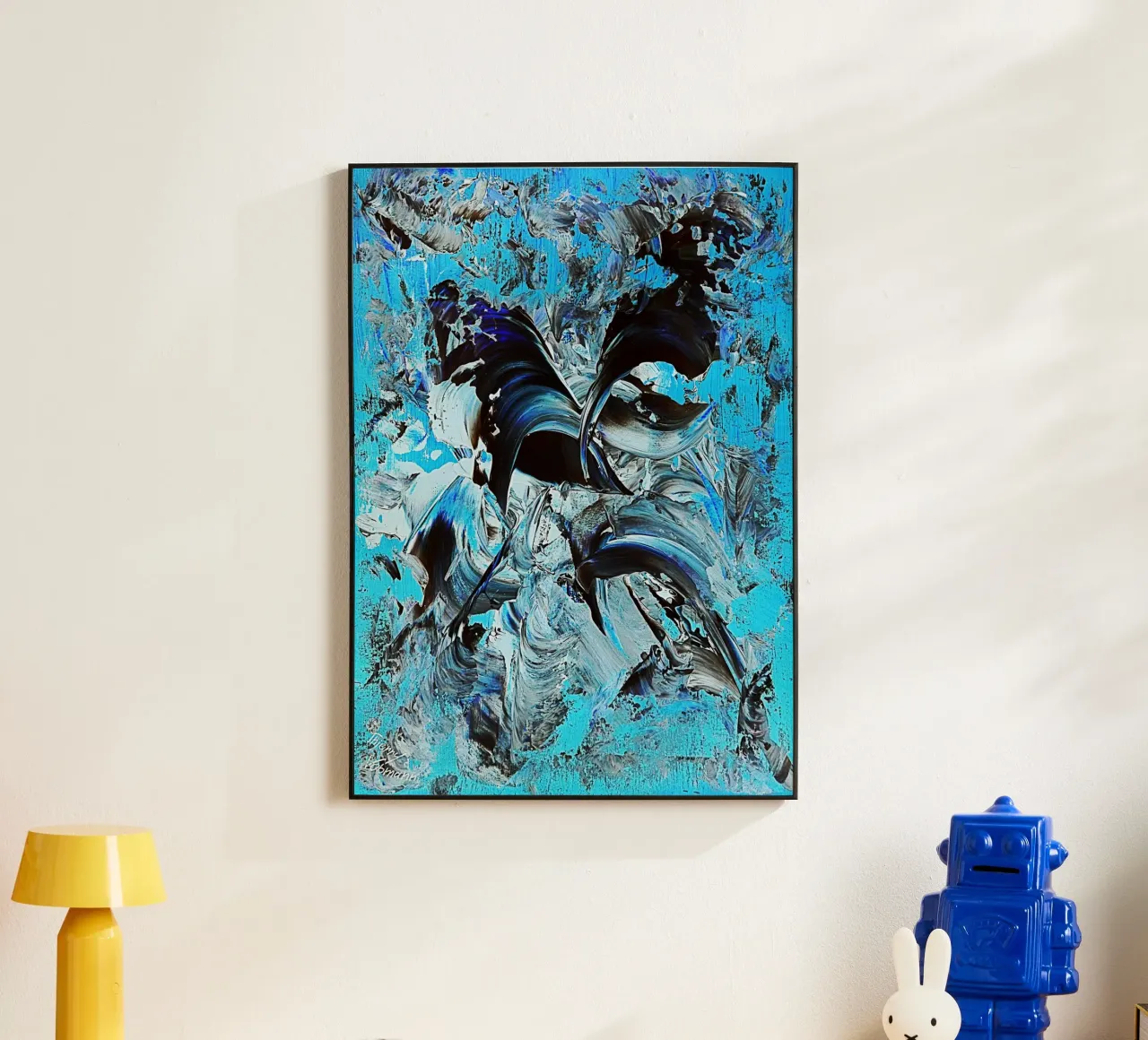 IDEAL GIFT 22 invers alu-dibond by Thierry Vobmann Abstract painting