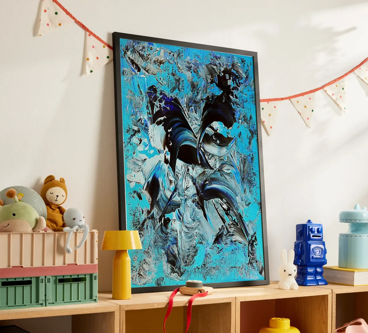 IDEAL GIFT 22 invers poster by Thierry Vobmann Abstract painting