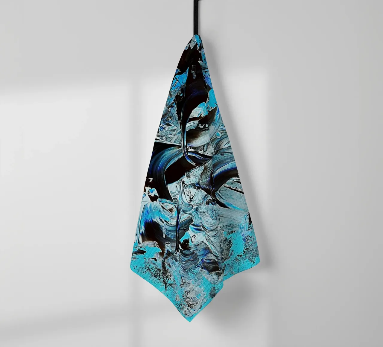 IDEAL GIFT 22 invers tea towel by Thierry Vobmann Abstract painting