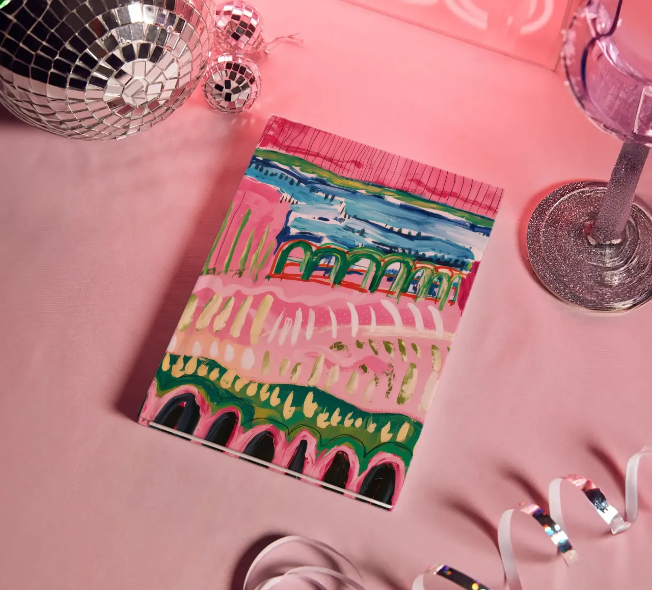 Roseate Hillscape Layers notebook by Sublime Layers