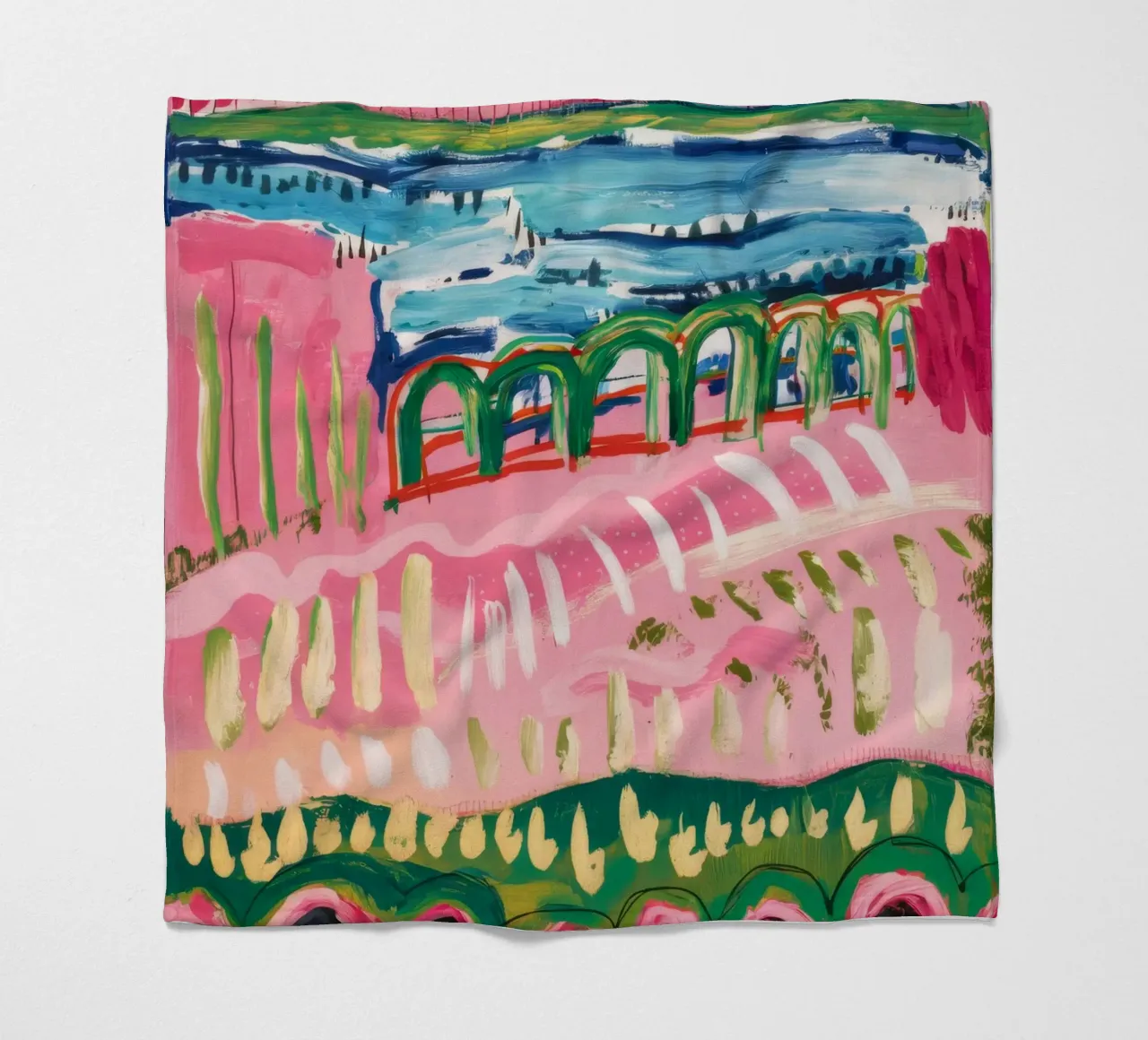 Strati di Roseate Hillscape coperta in pile da Sublime Layers