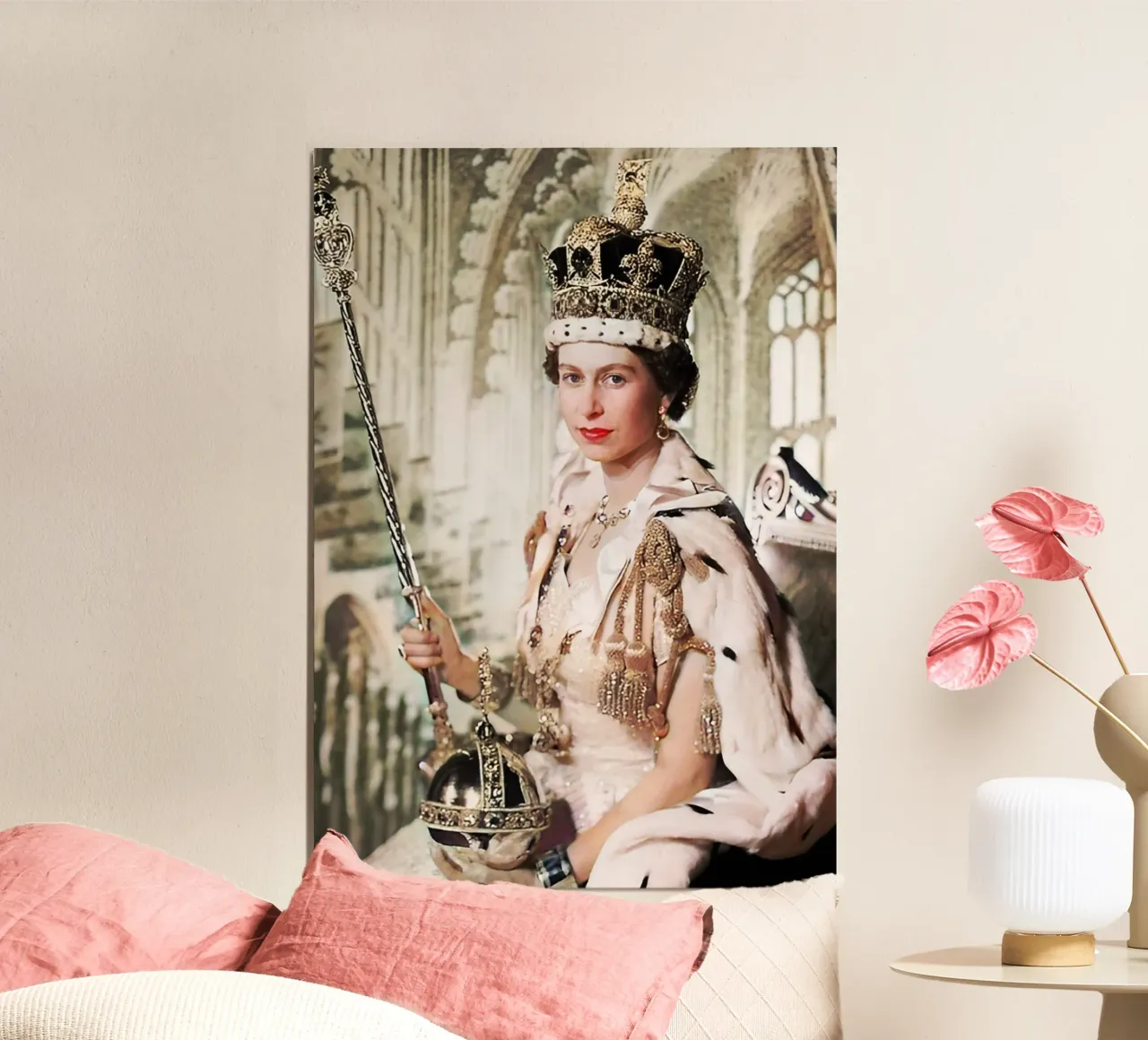 Regina Elisabetta poster con telaio in plastica da BlogSawoo