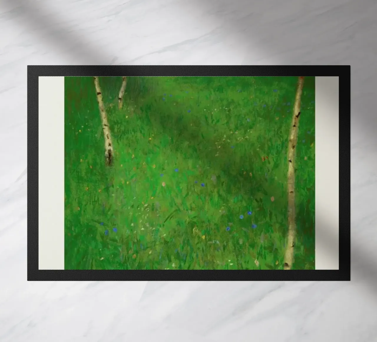 Klimt - Farmhouse with Birch Trees zerbino da ARTOTHEK