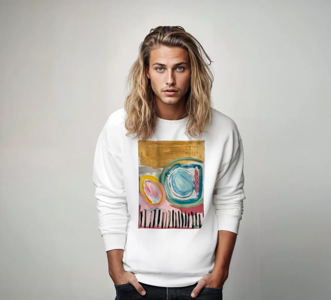 Lagoon Swirl Aura felpa da Sublime Layers