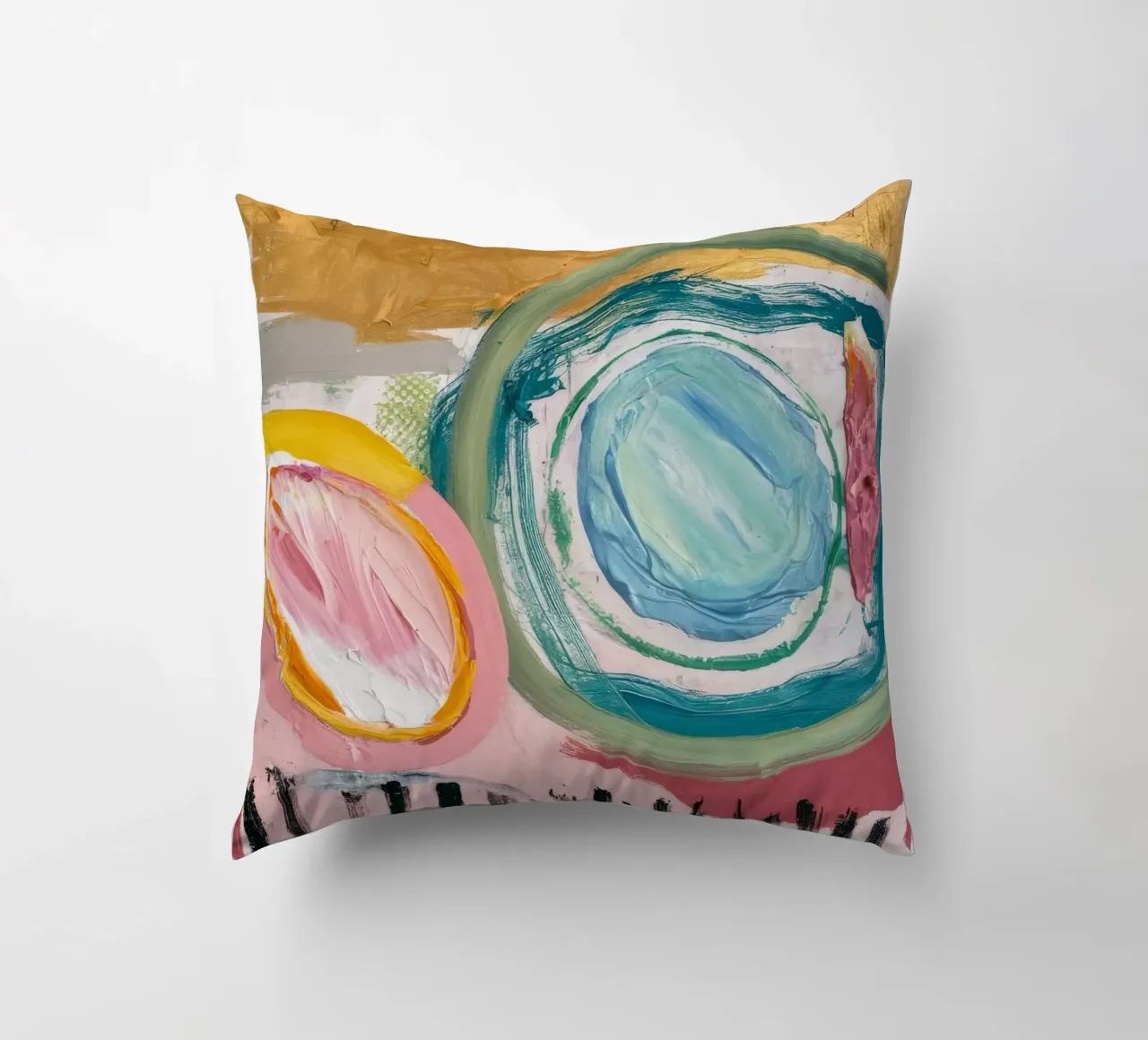 Lagoon Swirl Aura cuscino da Sublime Layers