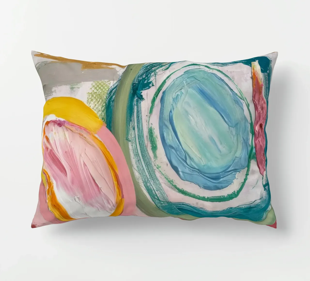 Lagoon Swirl Aura cuscino da Sublime Layers