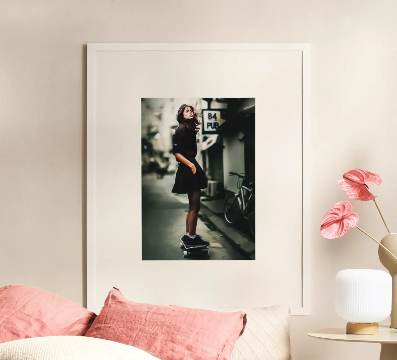 Ragazza pattinatrice poster da BlogSawoo