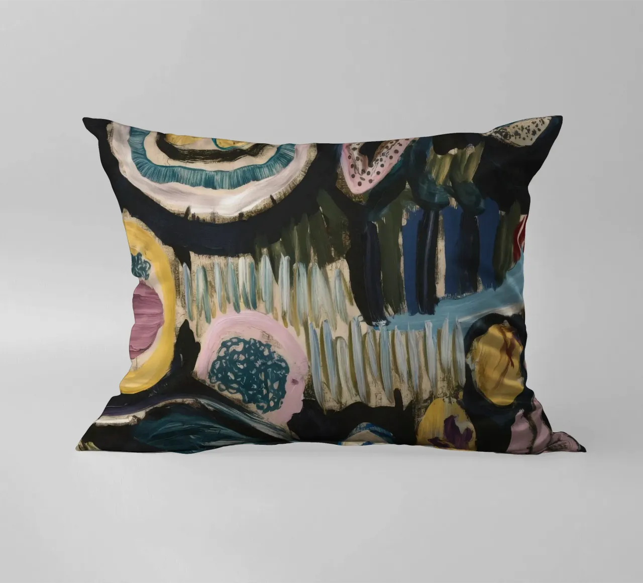 Midnight Garden Path decorative cushion by Sublime Layers