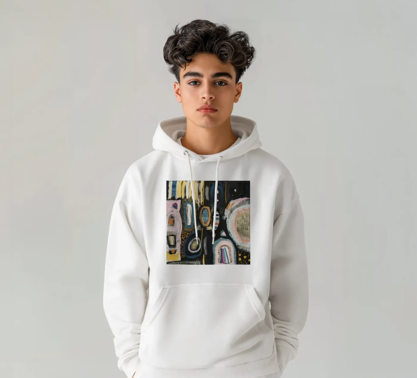 Cryptic Pattern Weave Hoodie von Sublime Layers