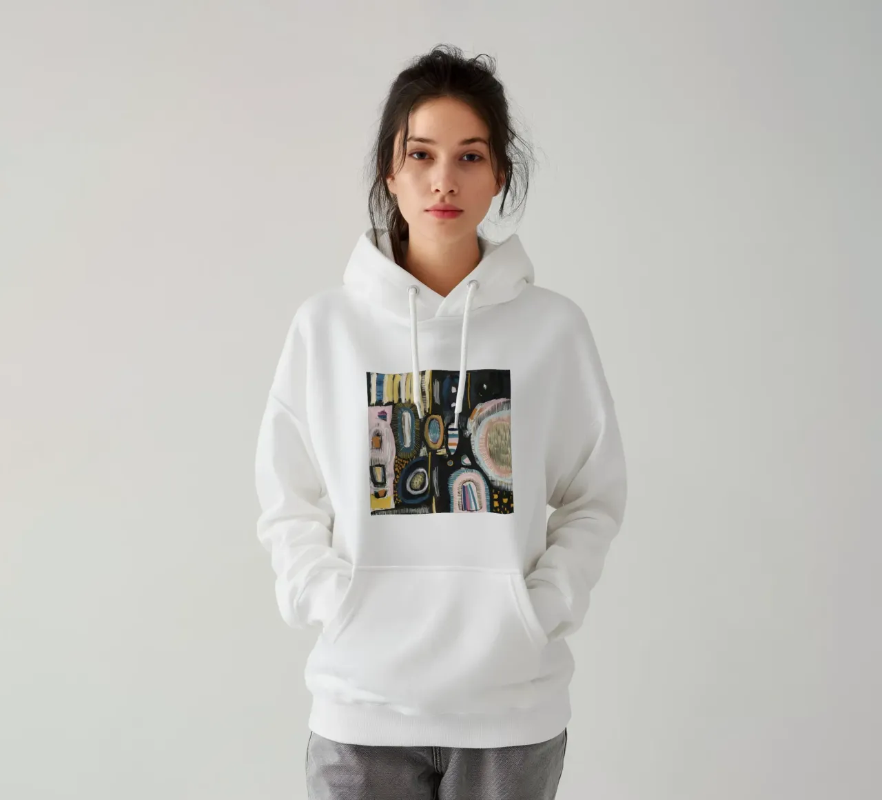 Cryptic Pattern Weave hoodie by Sublime Layers