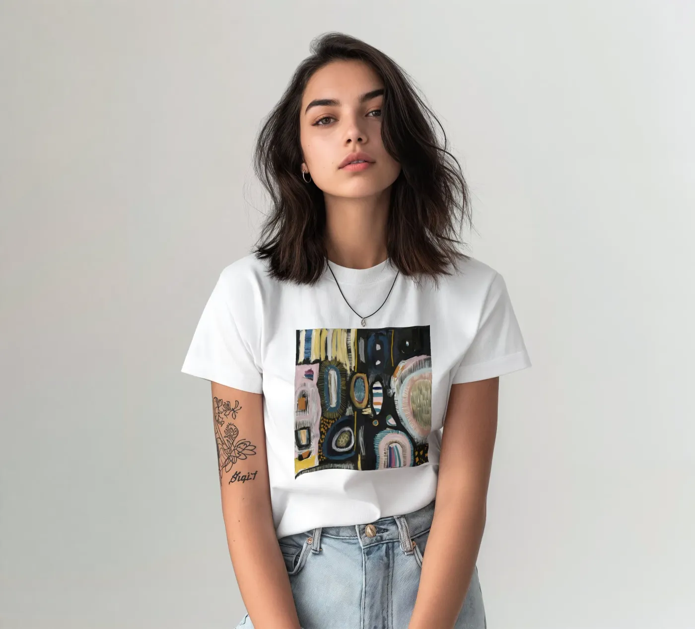 Trama criptica t-shirt da Sublime Layers