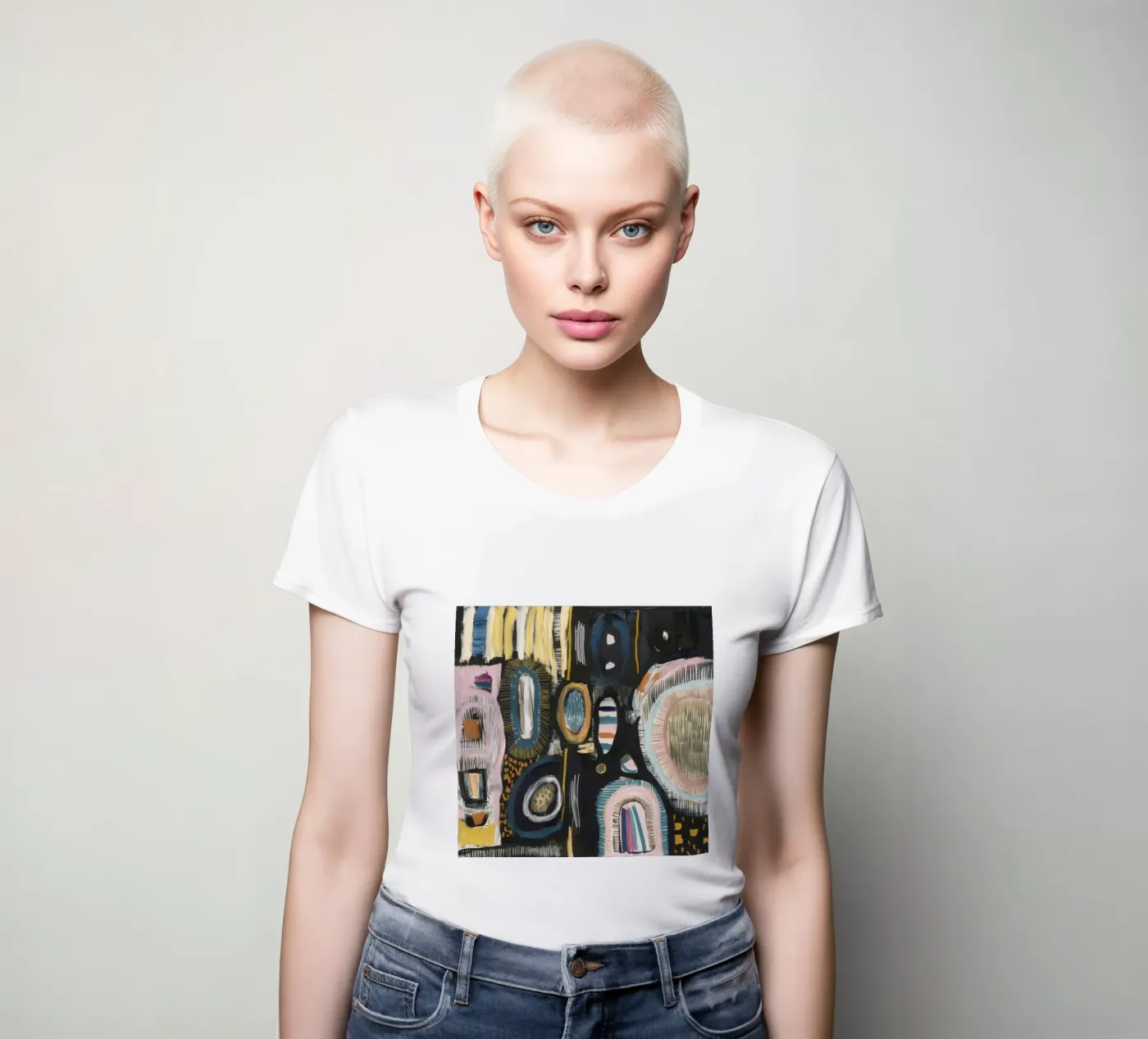 Trama criptica t-shirt da donna da Sublime Layers