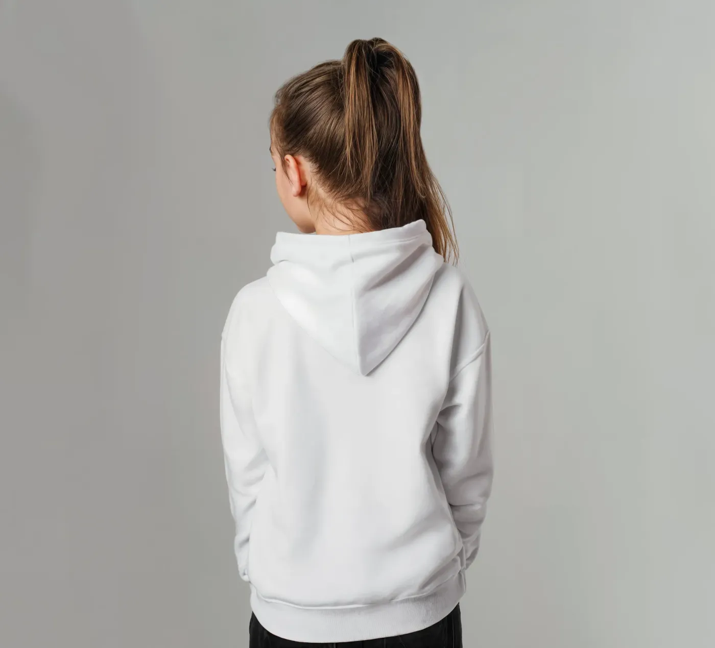 Cryptisch patroon weven kinder hoodie van Sublime Layers