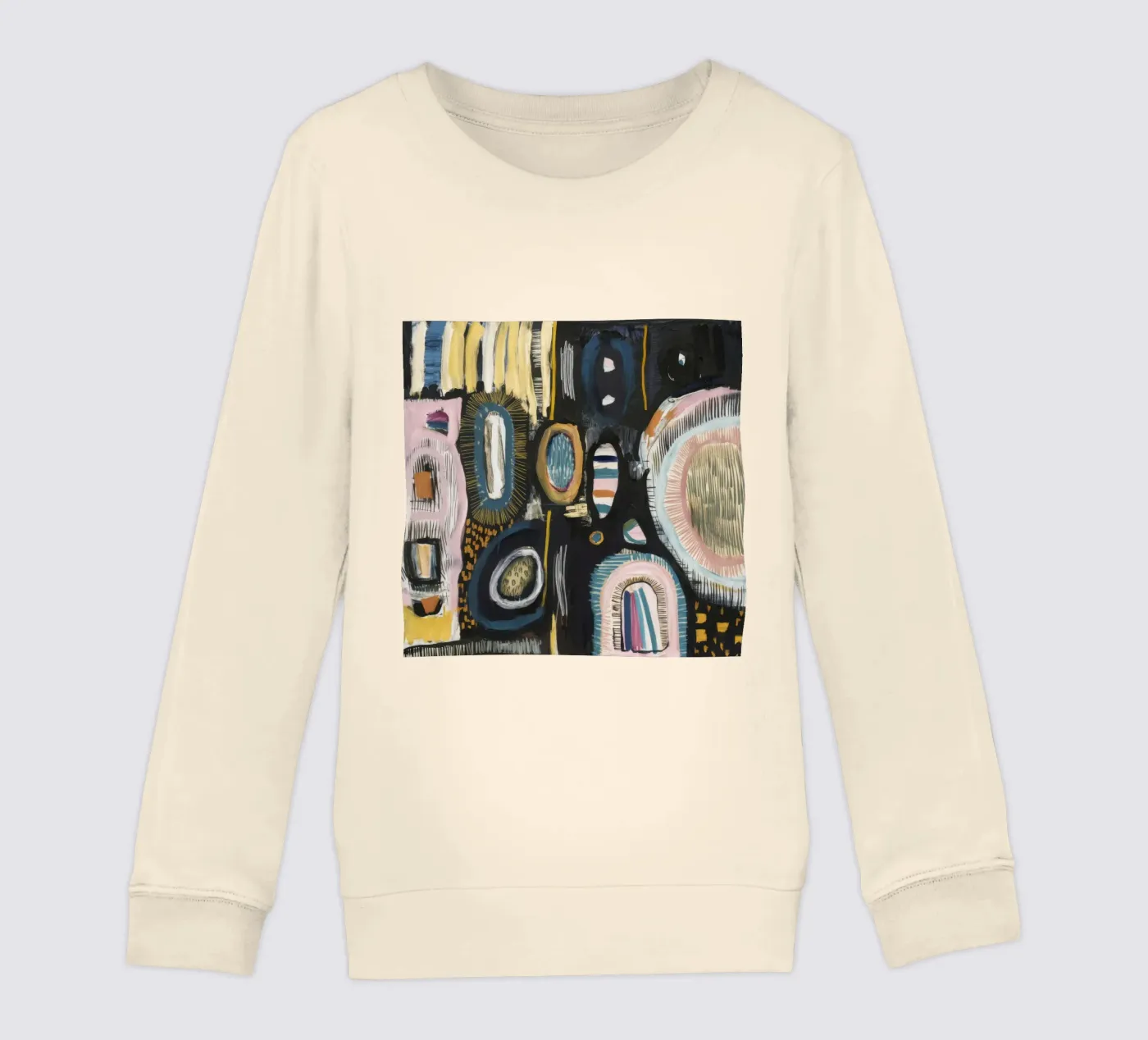 Cryptisch patroon weven kinder sweatshirt van Sublime Layers