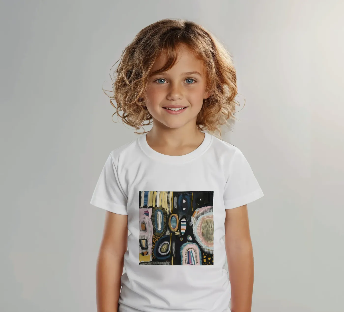 Tissage de motifs cryptiques t-shirt enfant de Sublime Layers