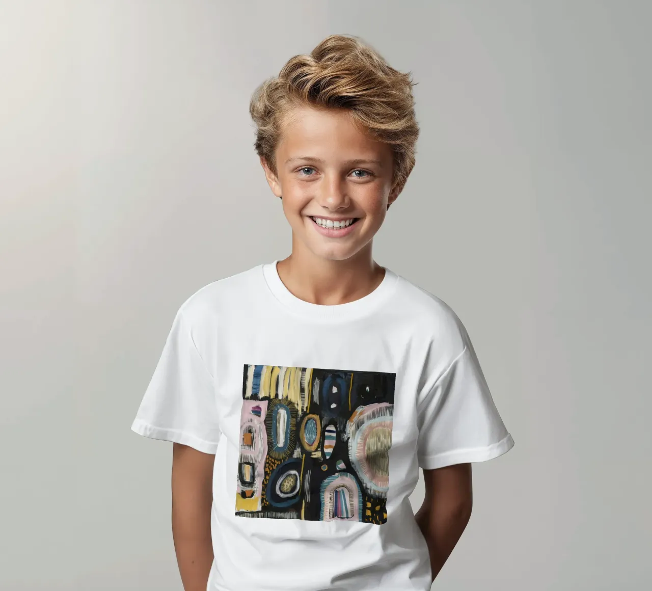 Trama criptica t-shirt bambini da Sublime Layers