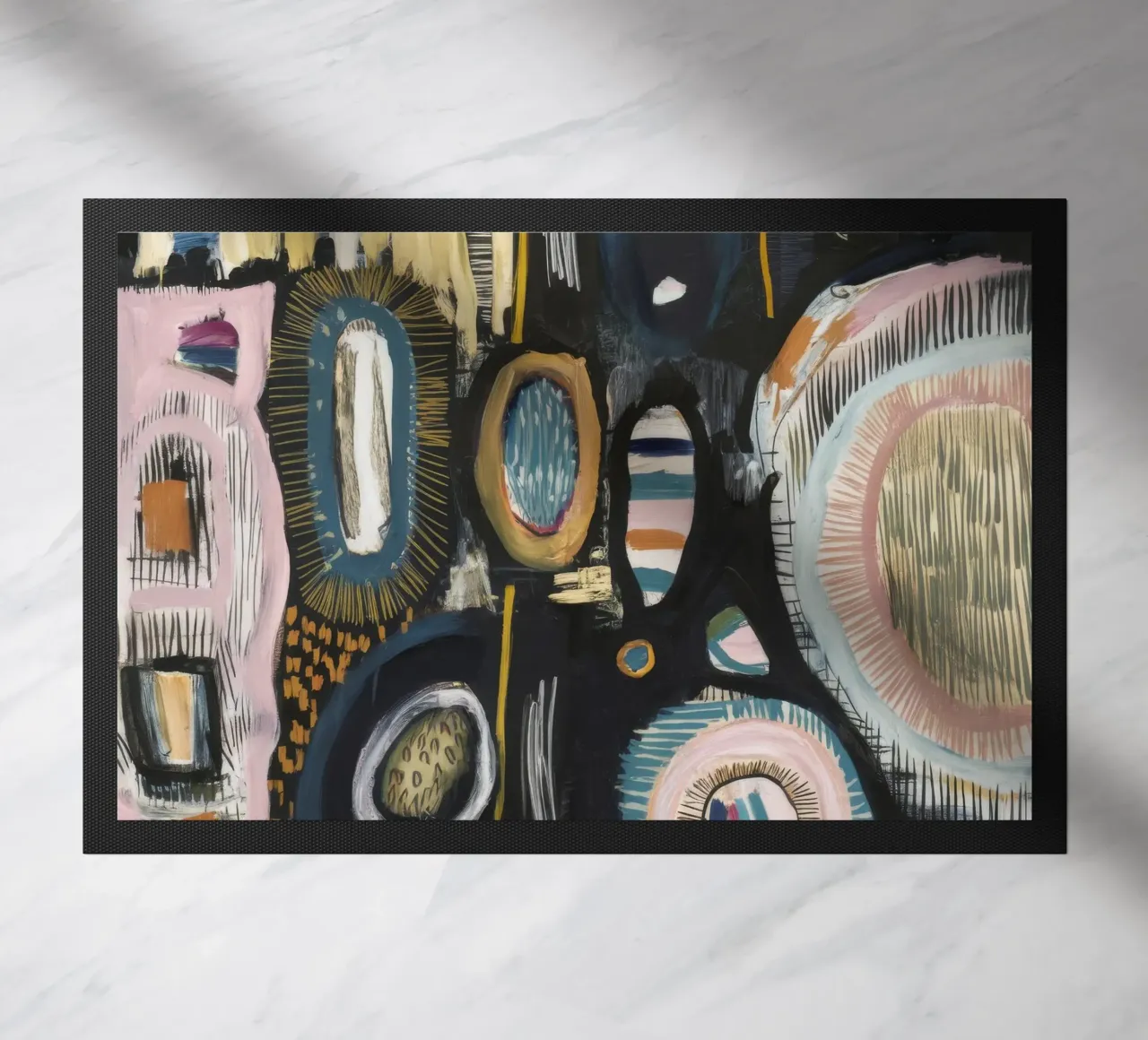 Cryptic Pattern Weave doormat by Sublime Layers