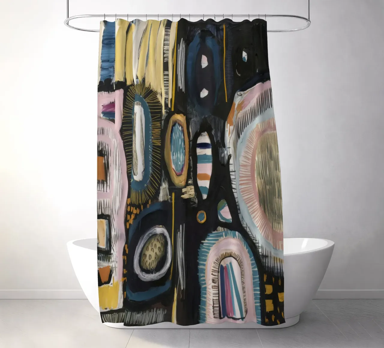 Cryptic Pattern Weave douchegordijn van Sublime Layers