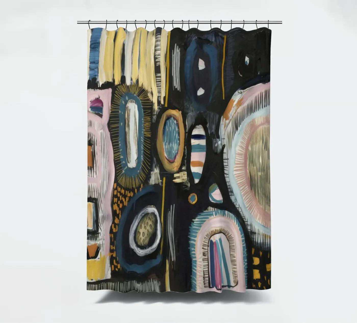 Tissage de motifs cryptiques rideau de douche de Sublime Layers