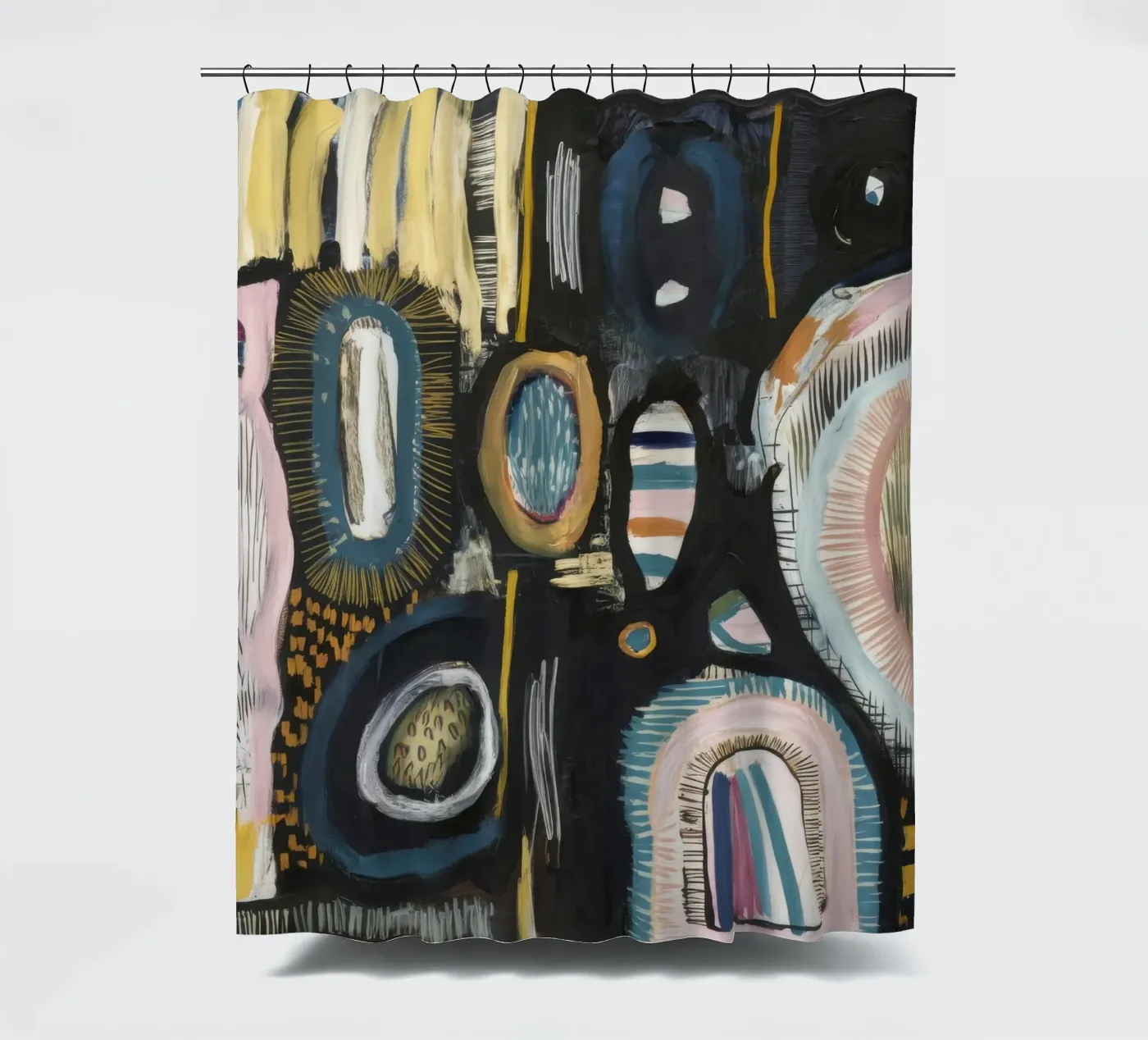 Tissage de motifs cryptiques rideau de douche de Sublime Layers