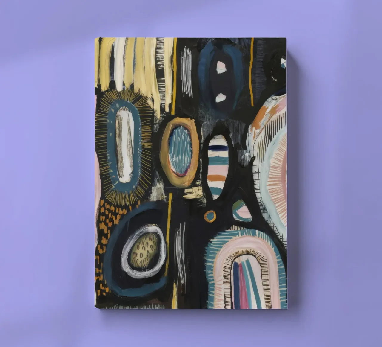 Cryptic Pattern Weave notebook by Sublime Layers