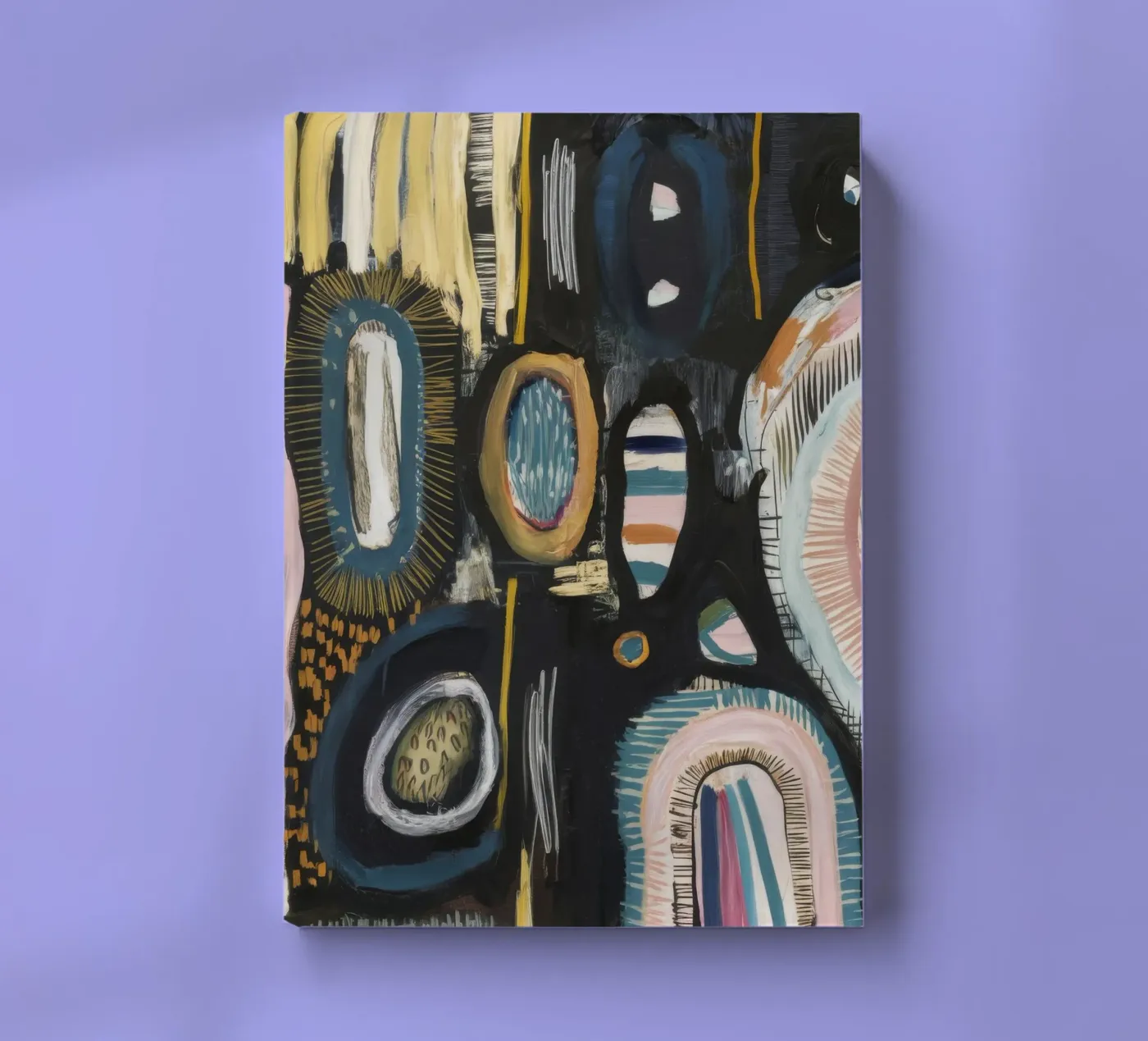 Cryptic Pattern Weave Notizbuch von Sublime Layers