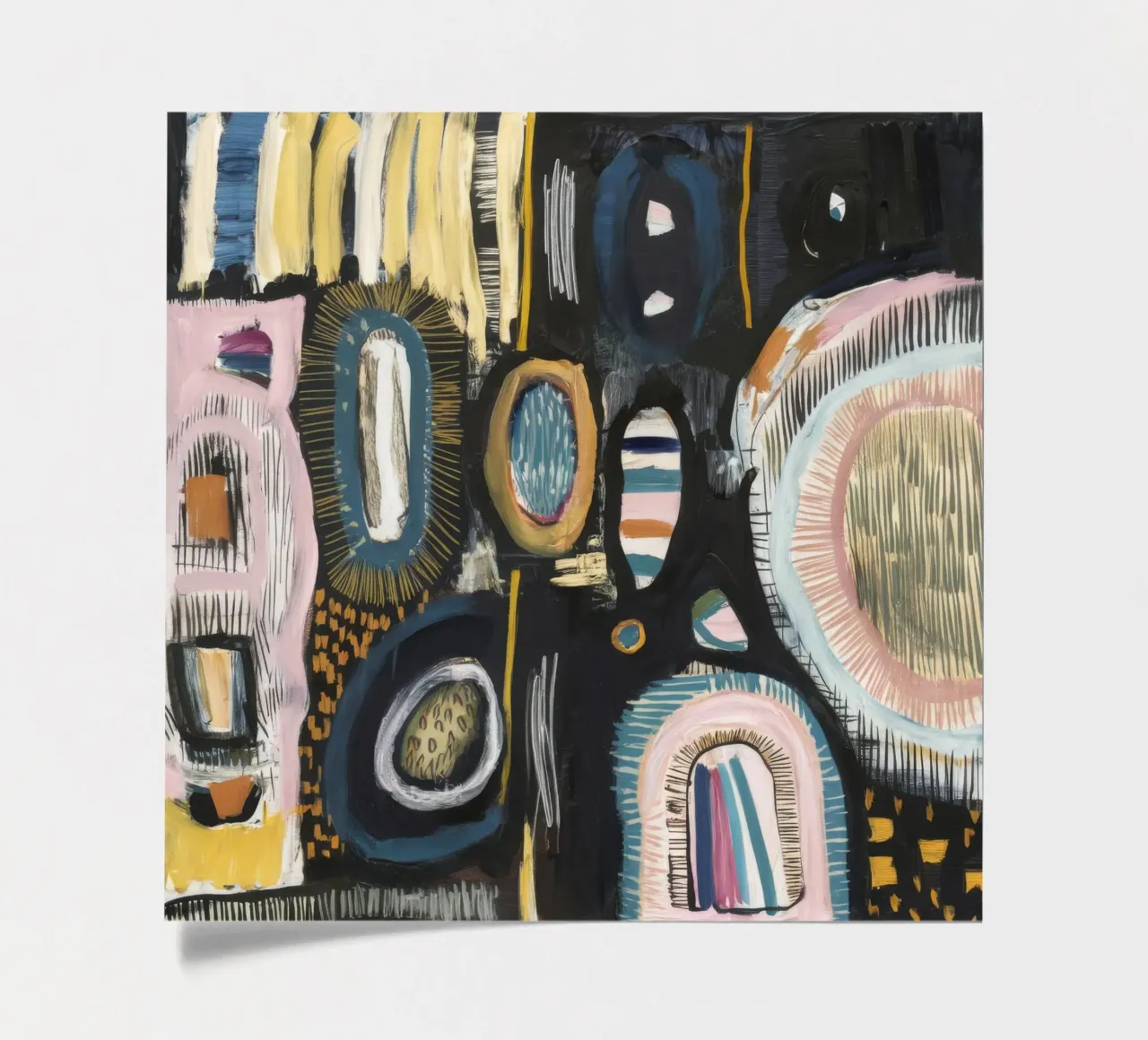 Cryptic Pattern Weave sticker sheet by Sublime Layers