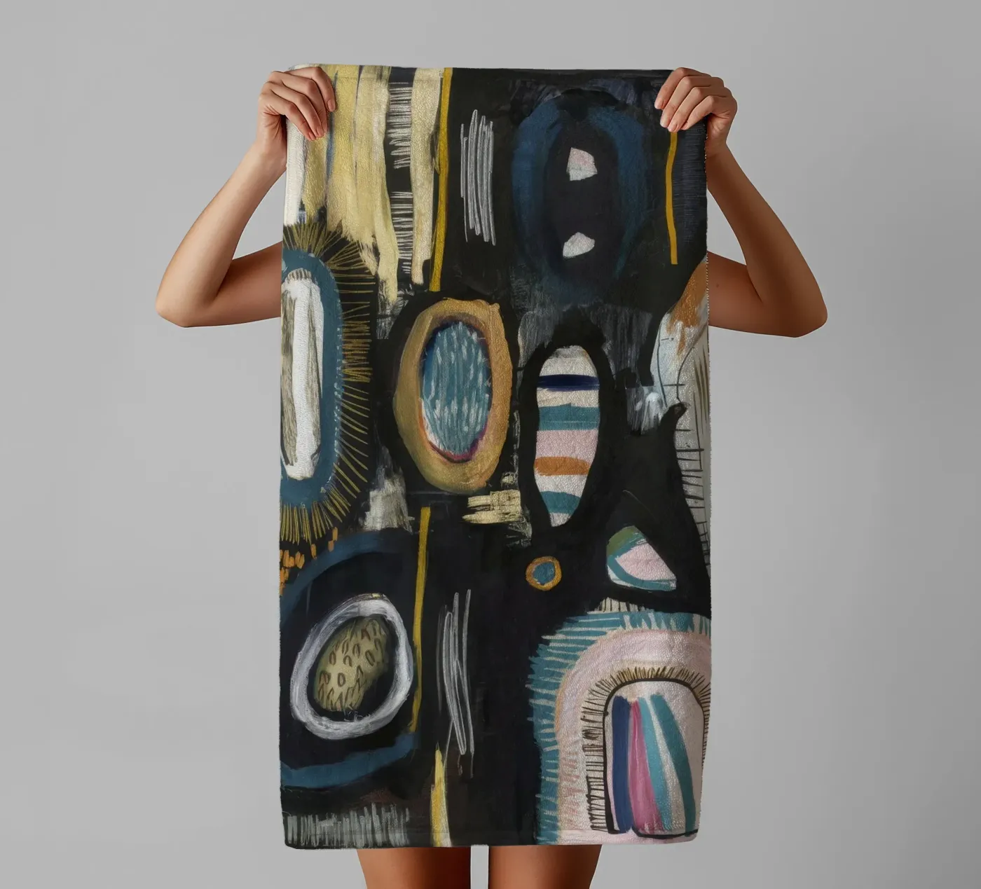 Cryptic Pattern Weave towel by Sublime Layers