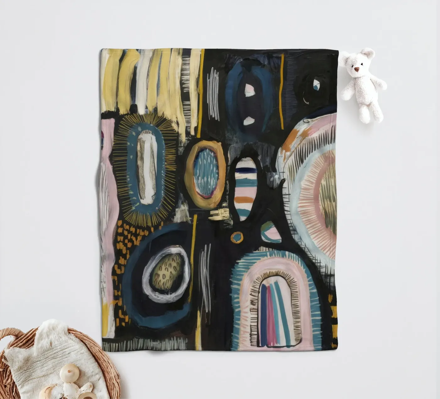 Cryptic Pattern Weave fleece blanket by Sublime Layers