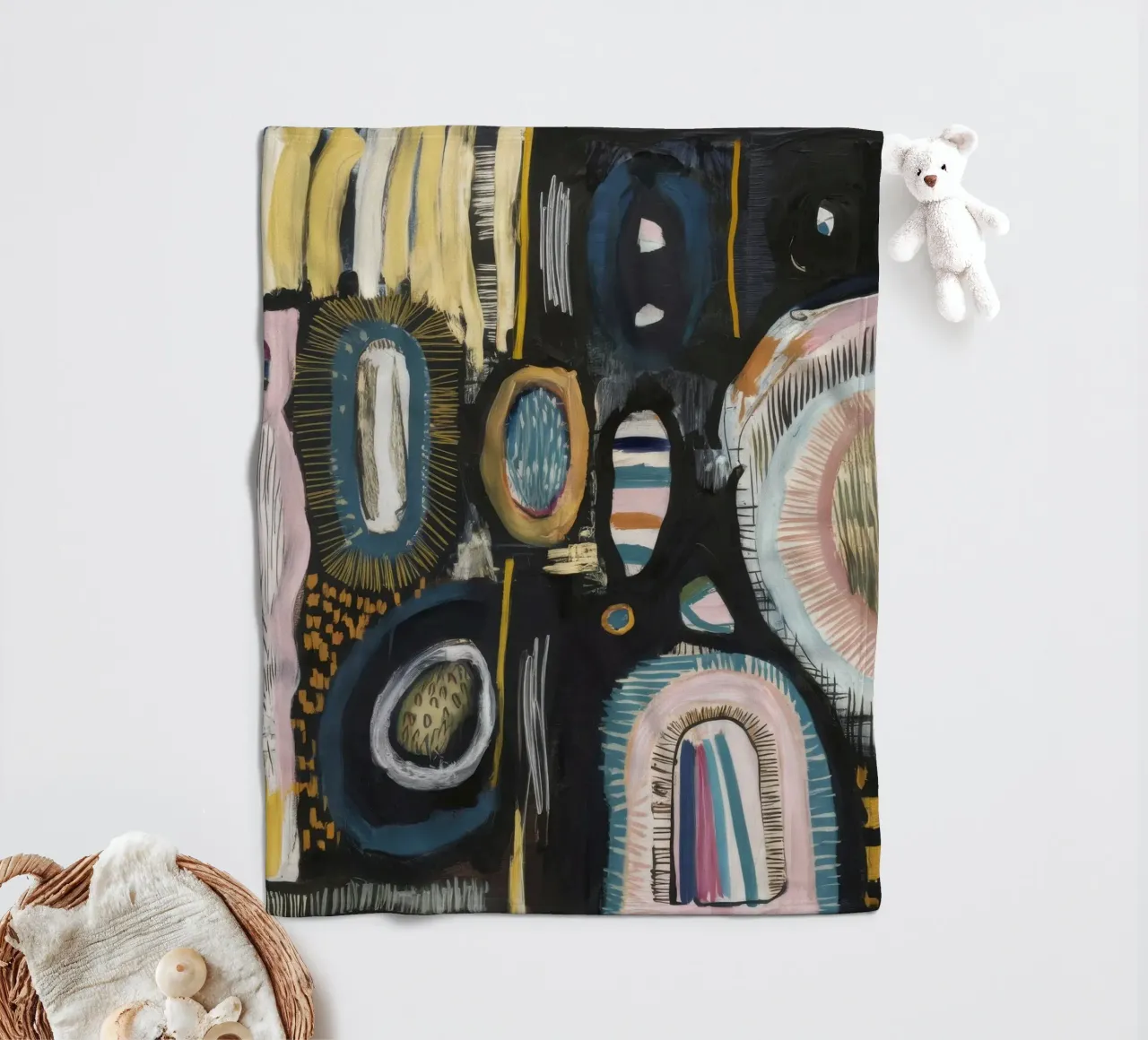 Cryptic Pattern Weave fleece blanket by Sublime Layers