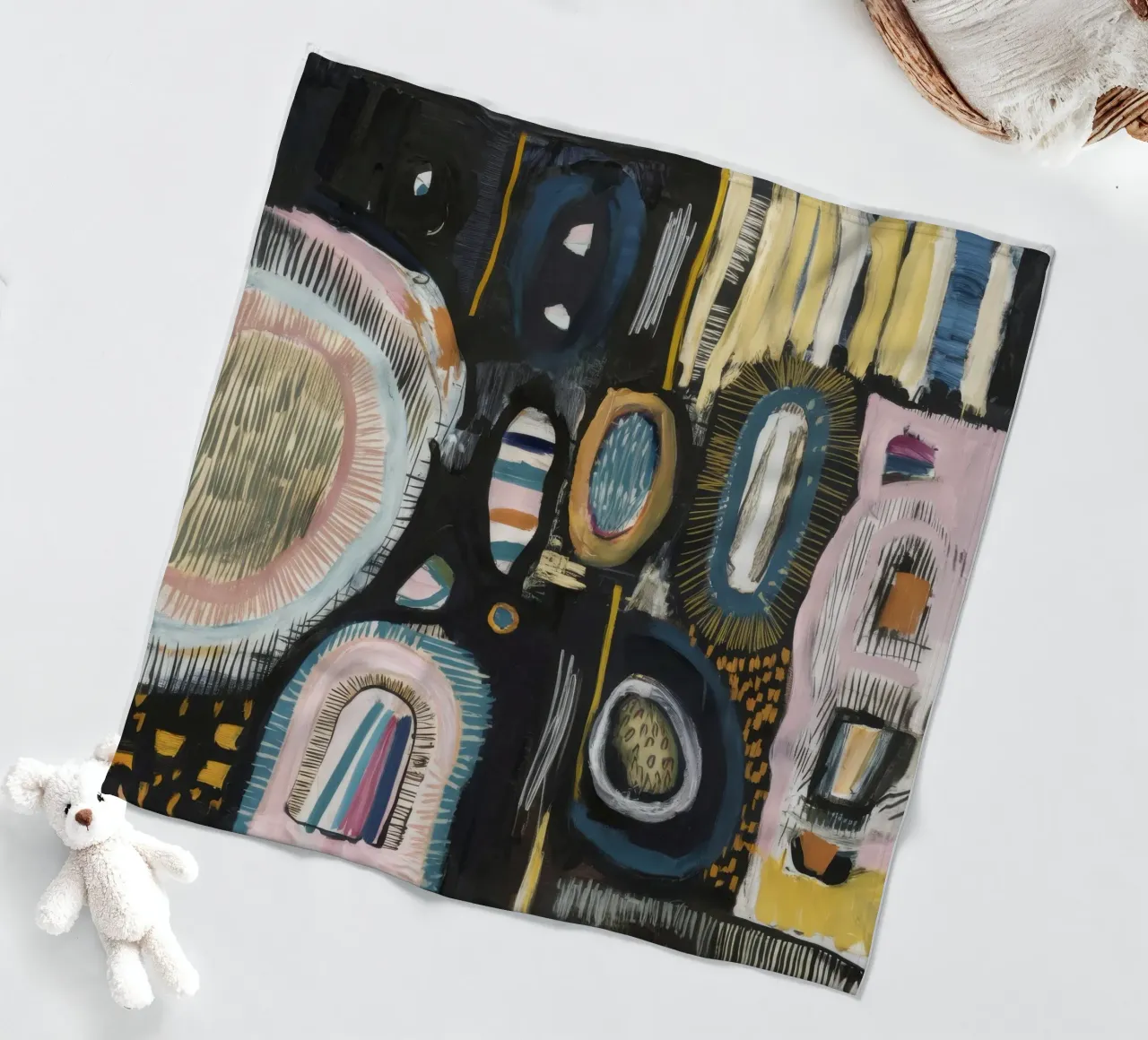 Cryptic Pattern Weave fleece blanket by Sublime Layers