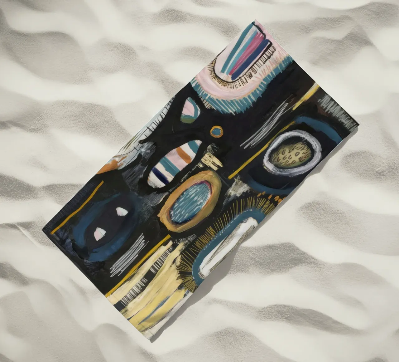 Cryptic Pattern Weave beach towel by Sublime Layers