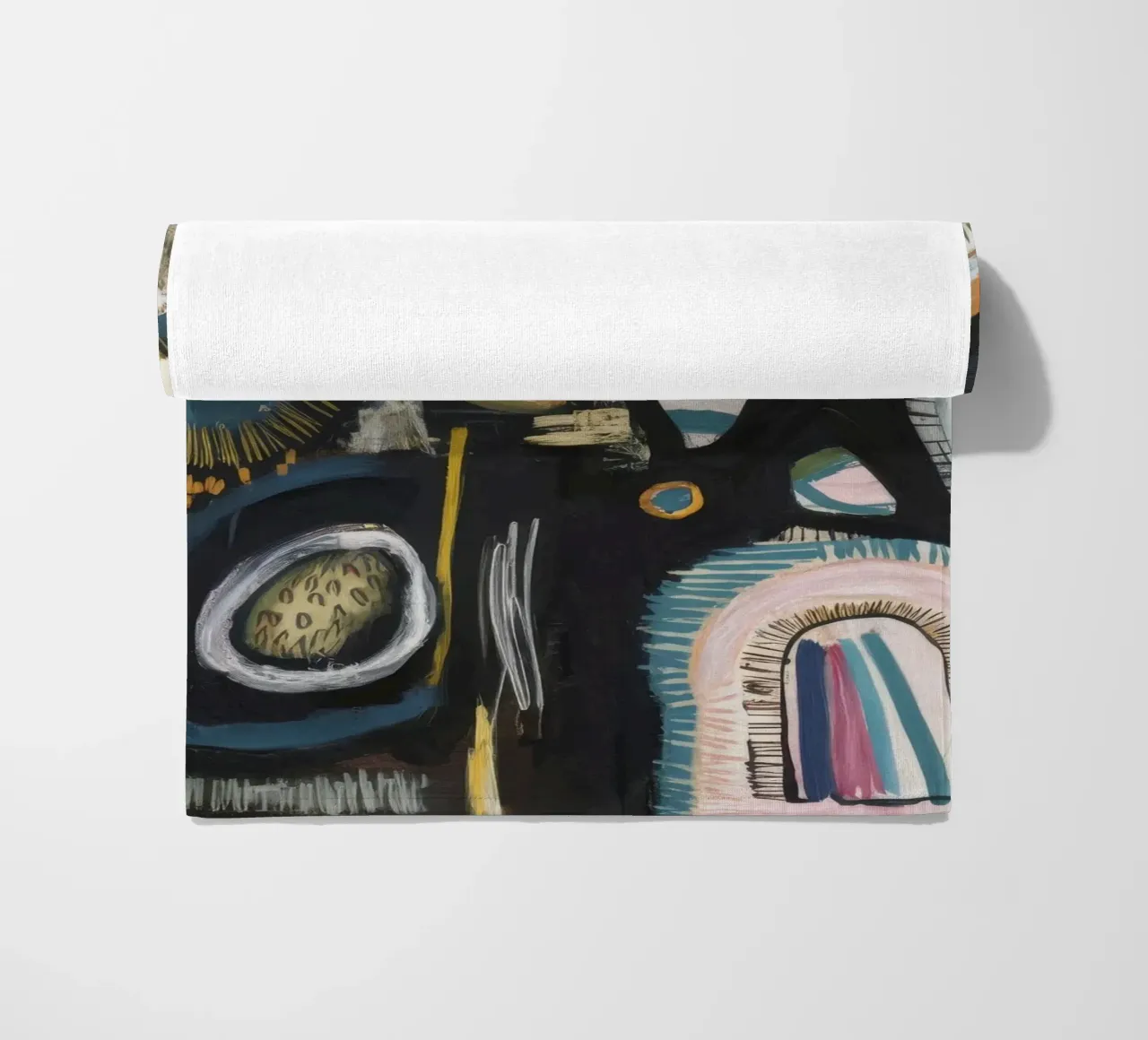 Cryptic Pattern Weave beach towel by Sublime Layers