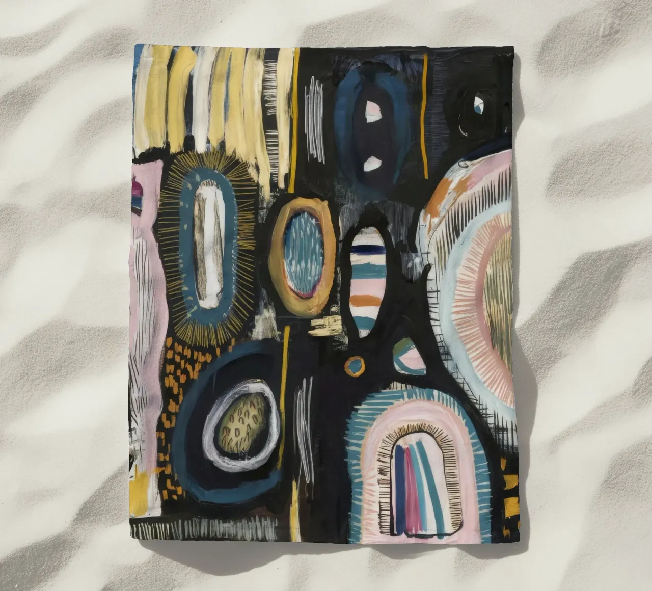 Cryptic Pattern Weave beach towel by Sublime Layers