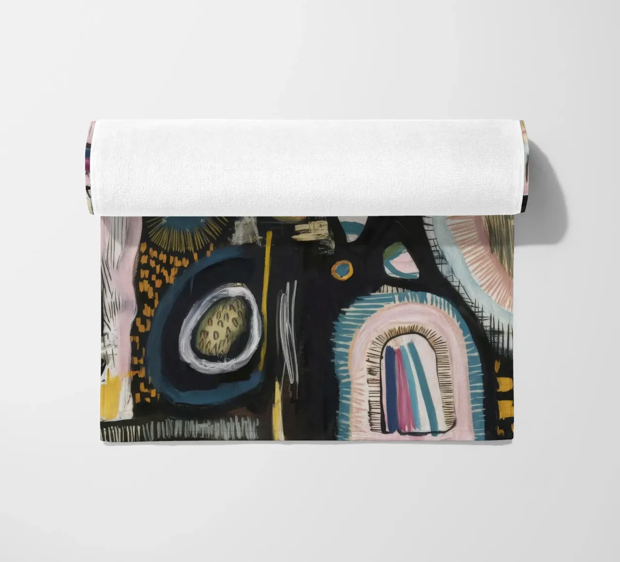 Cryptic Pattern Weave beach towel by Sublime Layers