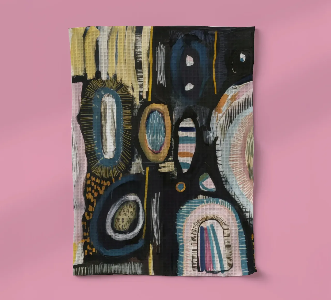 Cryptic Pattern Weave tea towel by Sublime Layers