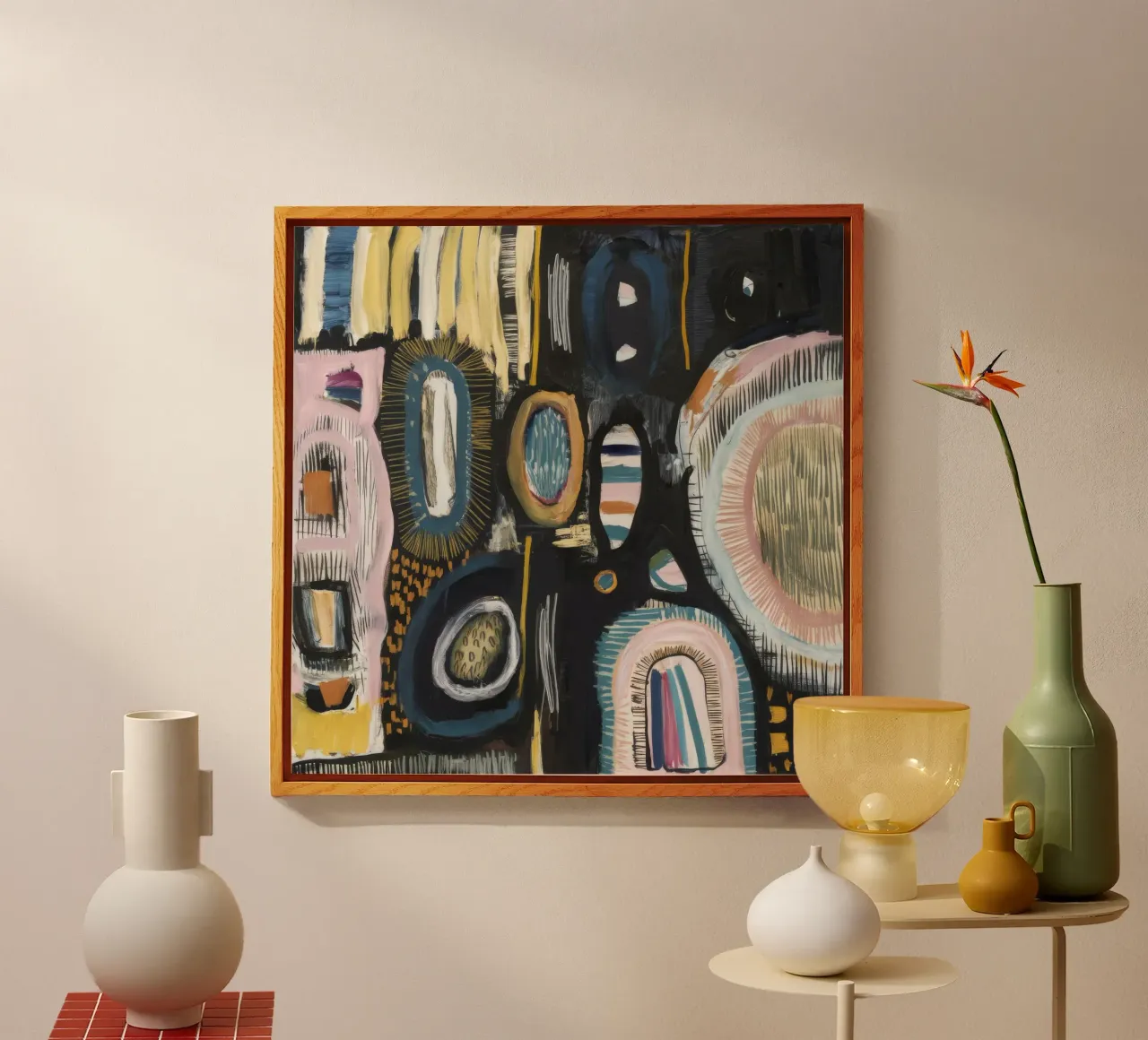 Kryptisches Muster weben Acryl-Glas von Sublime Layers