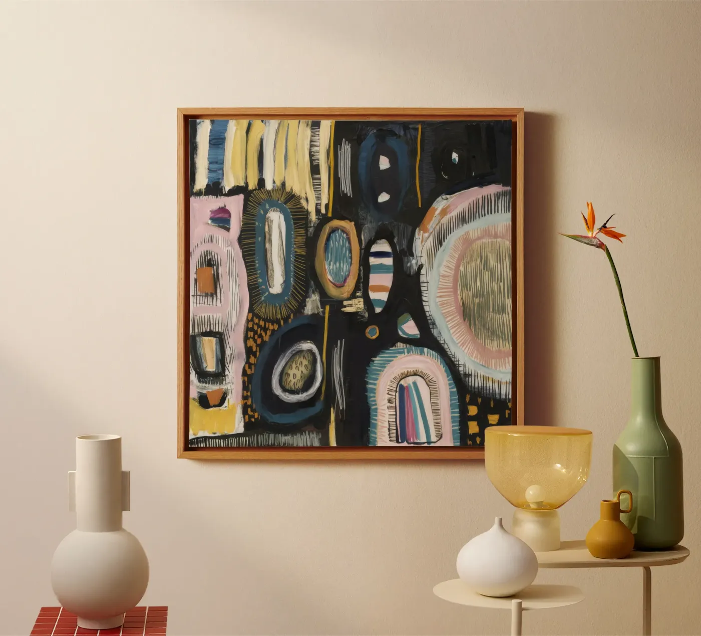 Cryptic Pattern Weave canvas van Sublime Layers