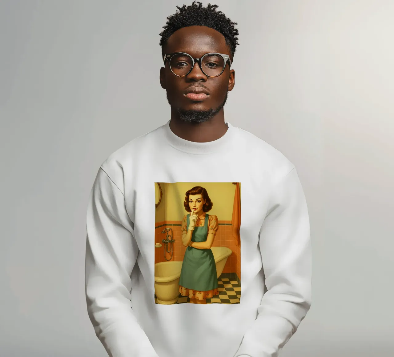 Donna in bagno felpa da BlogSawoo