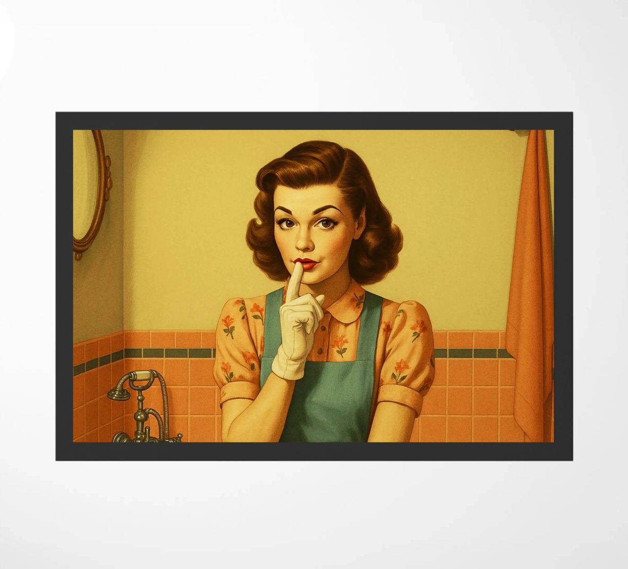Donna in bagno zerbino da BlogSawoo