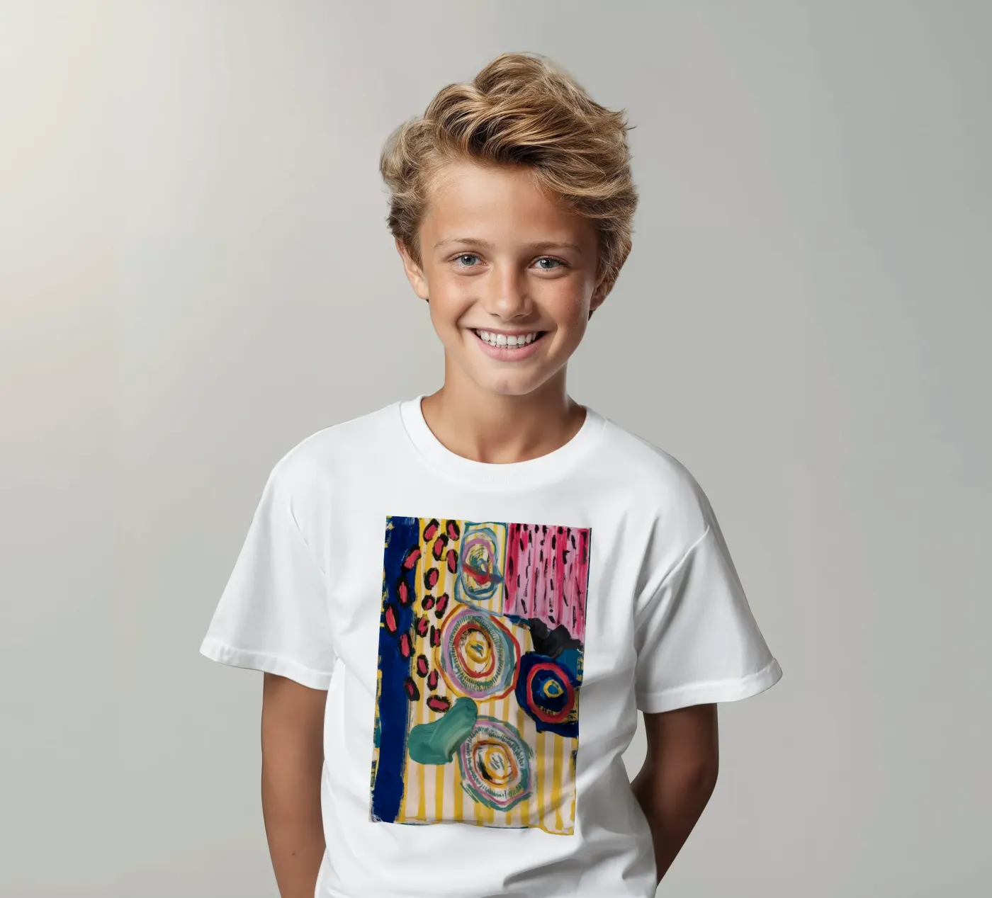 Danza del vortice della pietra solare t-shirt bambini da Sublime Layers