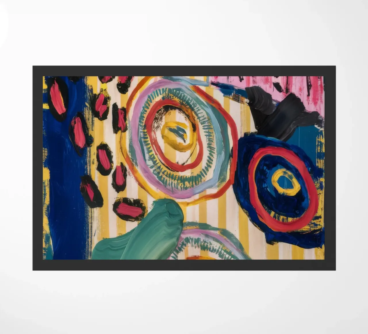 Sunstone Vortex Dance doormat by Sublime Layers