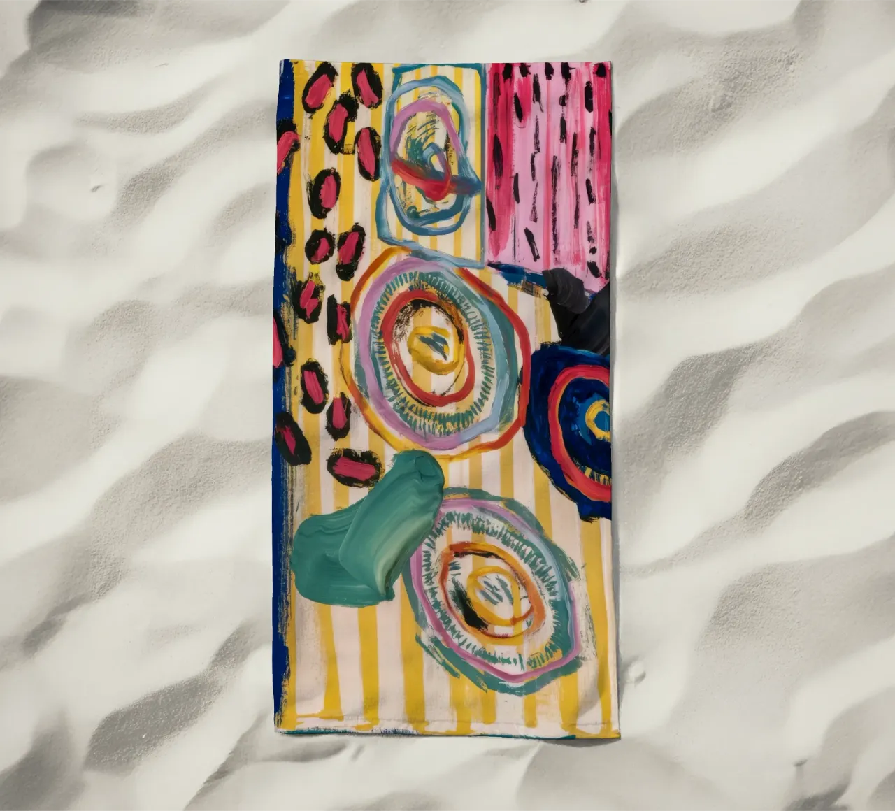 Danza del vortice della pietra solare telo mare da Sublime Layers