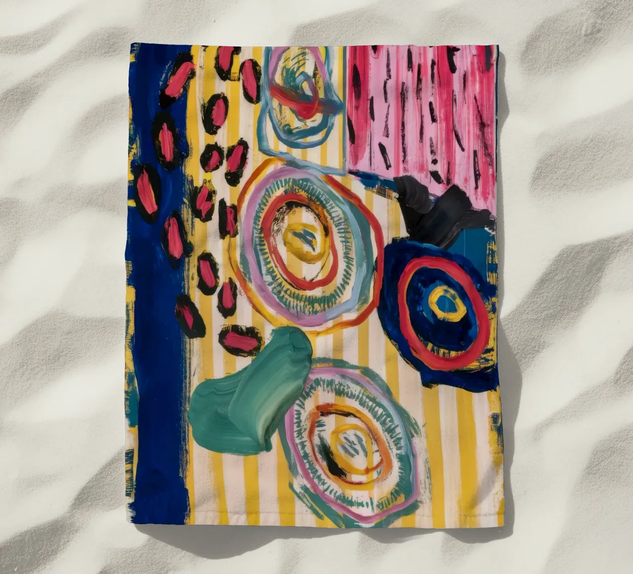 Danza del vortice della pietra solare telo mare da Sublime Layers